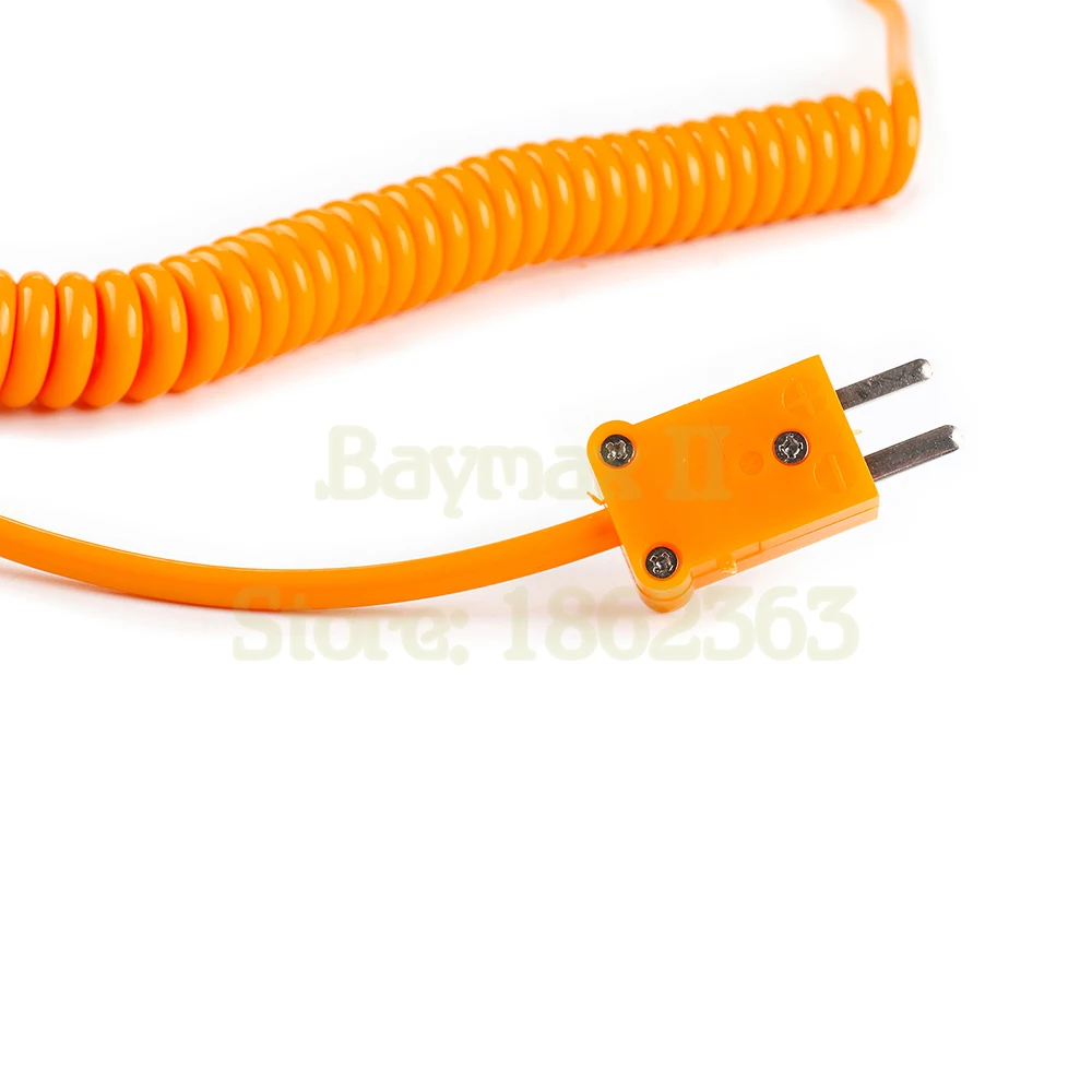 WRNM 01/WRNM 02 универсальные термопары типа K 50C ~ 500C/ 58F 932F с прямой головкой и изгиба для