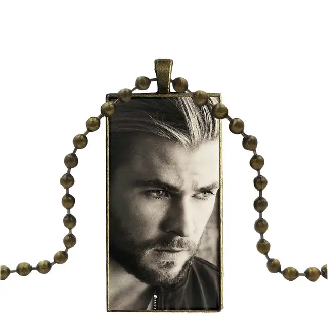 EJ Glaze Necklace Fashion Long Chain With Rectangle Necklace Jewelry