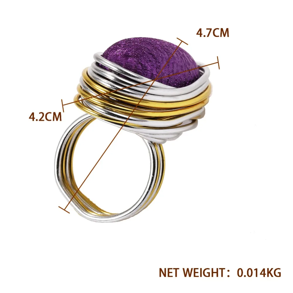 Miwens большие каменные Кристальные кольца в стиле «Бохо» геометрический круглый модный кольца вечерние женские заводские дропшиппинг ювелирные изделия класса люкс A087