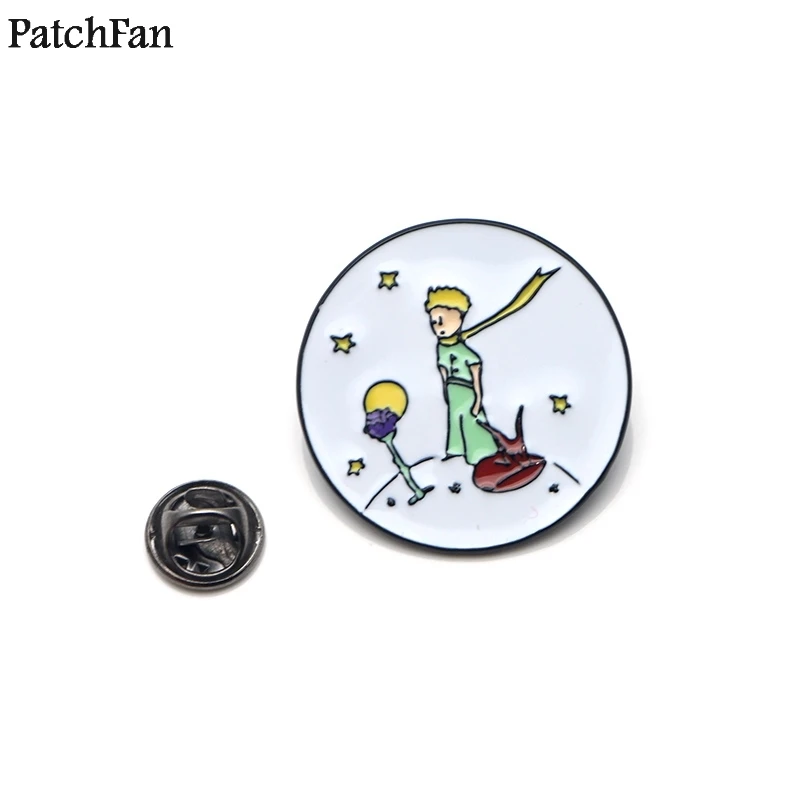 

20pcs/lot Patchfan Little prince Zinc Cartoon Pins for men women para Shirt Charm Clothes backpack medal Badges Brooches A1525