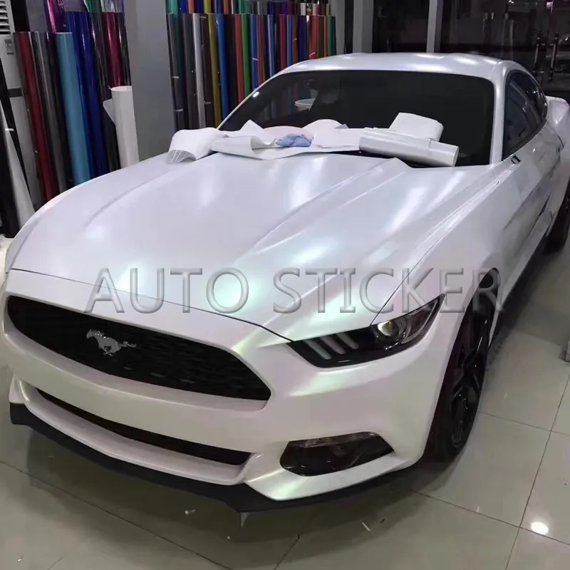 Highest Quality Satin Metallic White Vinyl Wrap Film Pearl Metal White Car Wrap  Vinyl With Air Bubble Free 1.52x20M/Roll - AliExpress