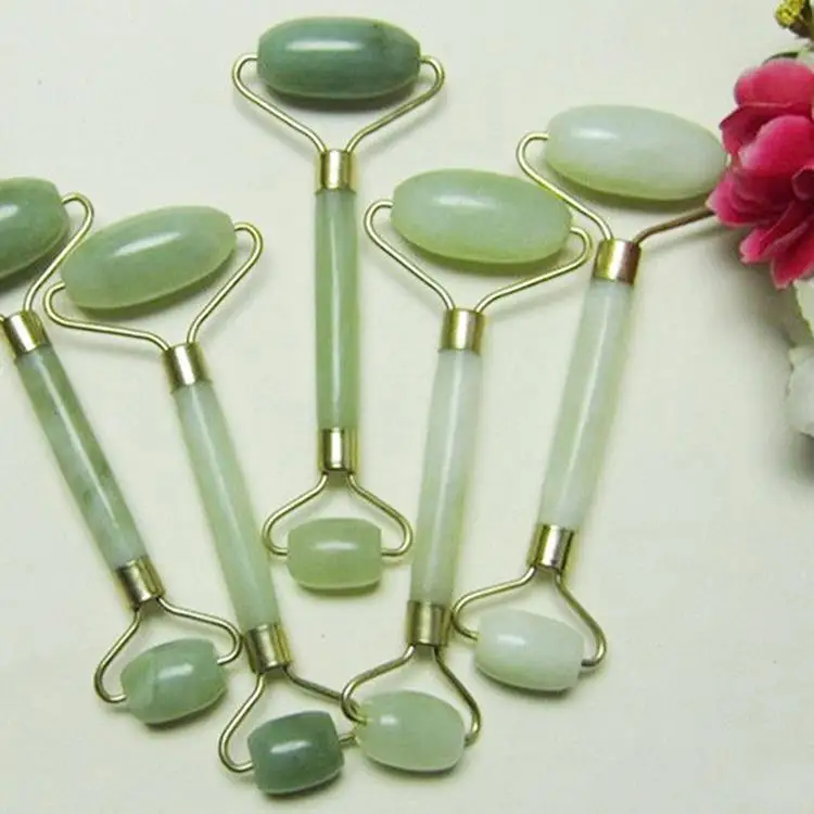 

1PC Beauty And Healthy Facial Massage Guasha Tool Beauty Jade Women Fashion Roller Face Thin Massager Natural Tool