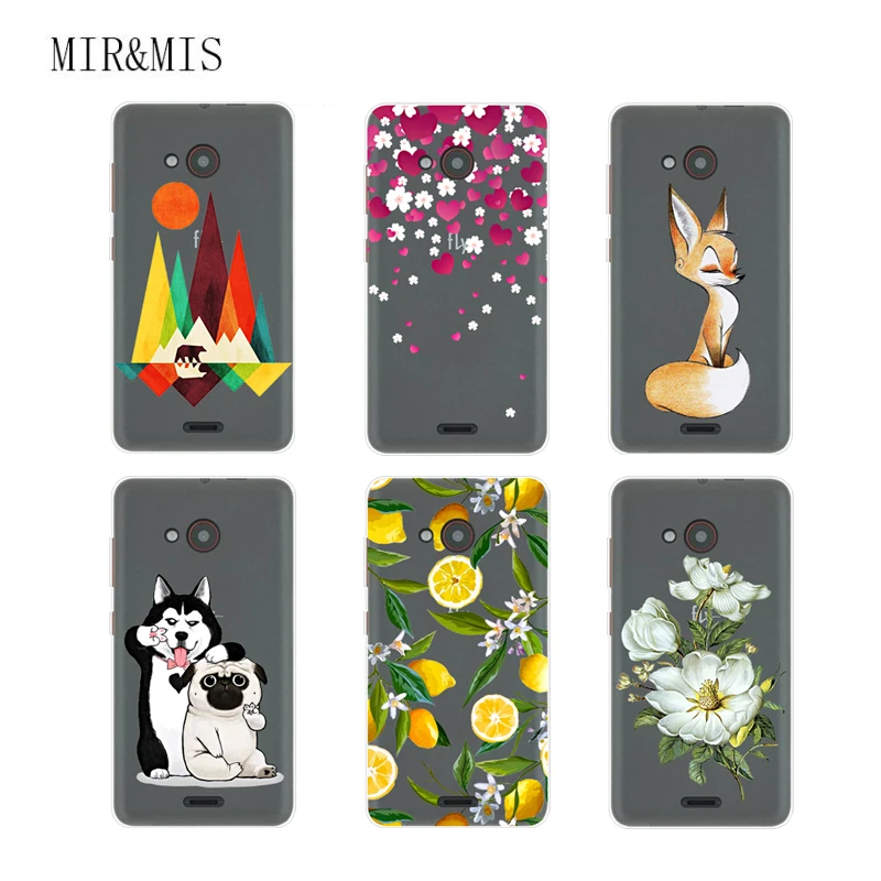 Case For Fly Fs408 Stratus 8 4.0 inch Transparent Printing Drawing Silicone Phone Cases Cover FS408 Inch |