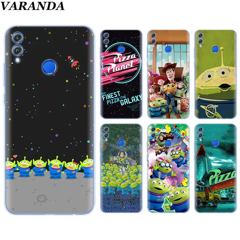 

Toy Story Pizza Planet Silicone Soft Case for Huawei Honor 8X 8C 8S 8A 9 10 Lite 20i View 20 Y6 Y7 Y9 2019 Case Coque