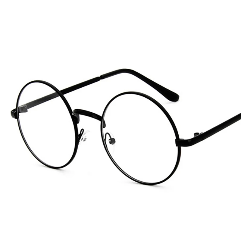 Zeontaat, черная круглая оправа для очков, прозрачные линзы, круглые очки, оправа для оптических очков, прозрачная оправа - Цвет оправы: c1black