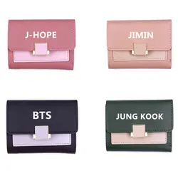 Новый БЦ BT21 Bangtan обувь для мальчиков JUNG KOOK JIMIN SUGA V же PU кошелек модные женские туфли девочек сумка 4 цвета