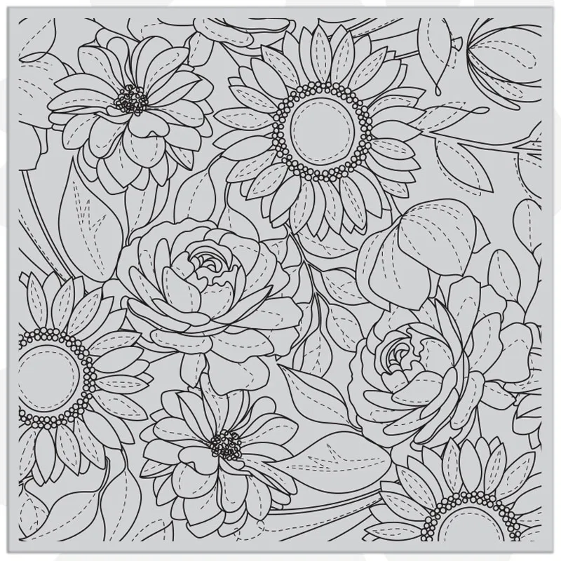 

Flower background Transparent Clear Stamps/Seal for DIY scrapbooking/photo album Decorative clear stamp sheets