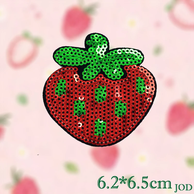sequin strawberry