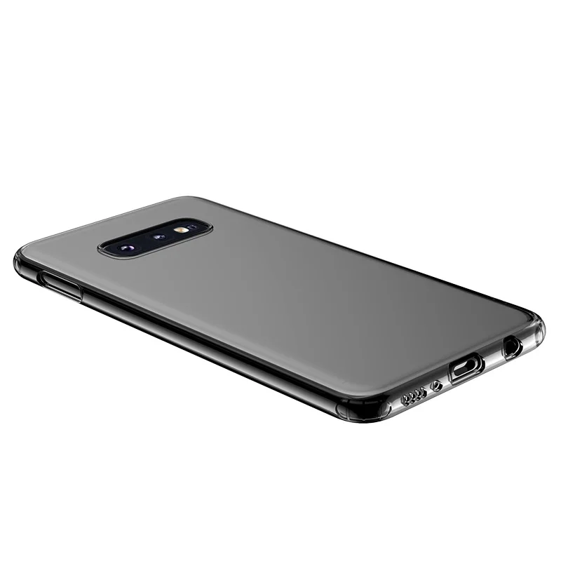 Тонкий прозрачный силиконовый чехол для samsung Galaxy S10 E плюс Lite A7 2018 силиконовые желе