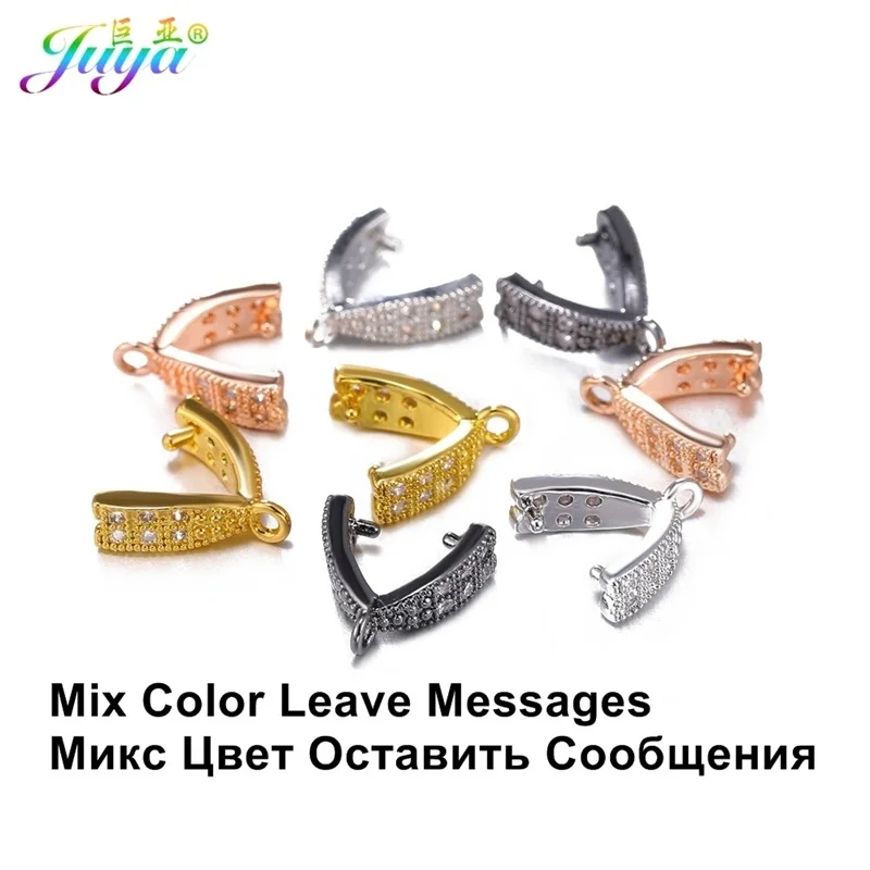 Mix Color Сделай Сам, серьги, ювелирное изделие, зажим, зажим, серьги, крючок, аксессуары для женщин, Стразы ручной работы, Агатовые серьги, ювелирное изготовление - Цвет: Mix Color