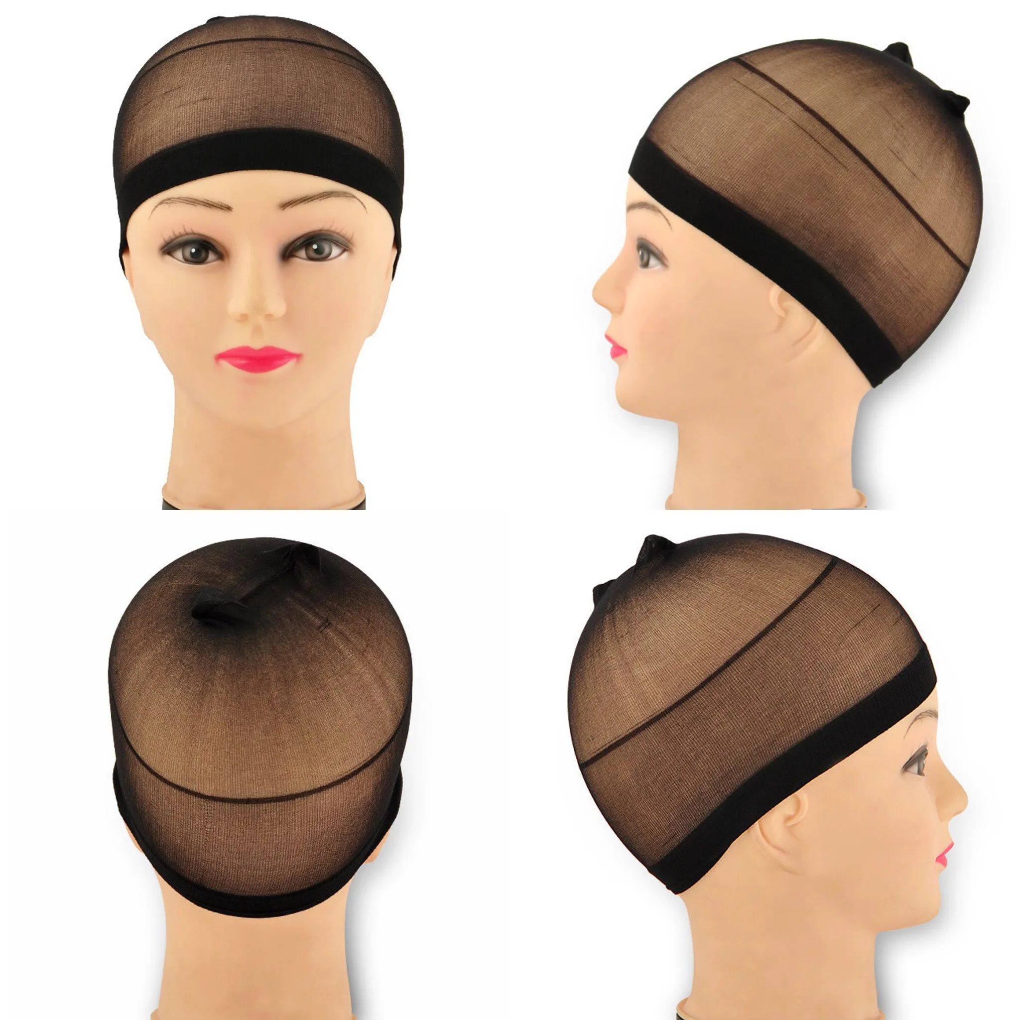 Elastic Unisex Mesh/Stockings Deluxe Hair Wig Cap Liner Hairnet Snood Nylon Stretchable Weave Glueless Dome Hair Net Elastic Unisex Mesh/Stockings Deluxe Hair Wig Cap Liner Hairnet Snood Nylon Stretchable Weave Glueless Dome Hair Net