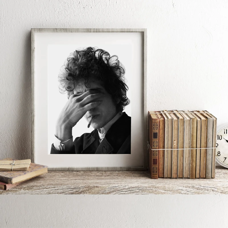 Bob Dylan Rock Musician Canvas Print Home Room Decor