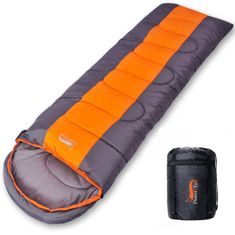 waterproof outdoor camping sleeping bag lightweight warm sleeping bag for hiking backpacking travel compact cold weather sleeping bag for adults