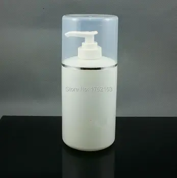 

400ml White Plastic Bottle With Long Beak Pump,Lotion Bottles,Shampoo/cleanser packaging Empty Bottles,PET vacuum bottle