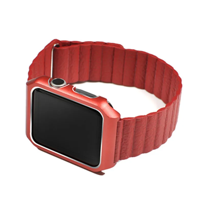 

Be To For Apple Watch Strap Leather Strap For Apple Watch1/2/3 Genaration Loopback Framed Watch Band