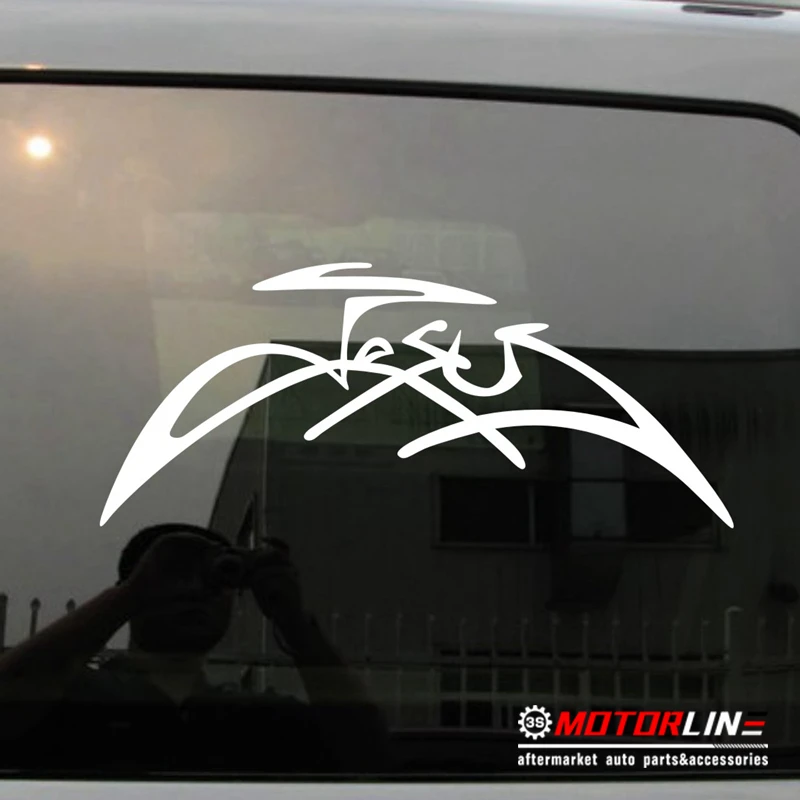 Jesus Signature Car Decal Sticker Vinyl God Christ pick size color die