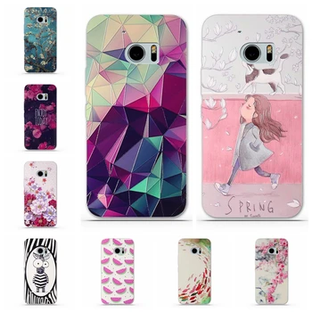 

3D Relief Soft TPU Case for HTC One M10 M 10 Back Cases Phone Silicone Printed Animal Cartoon Phone Cover Shells Fundas Coque