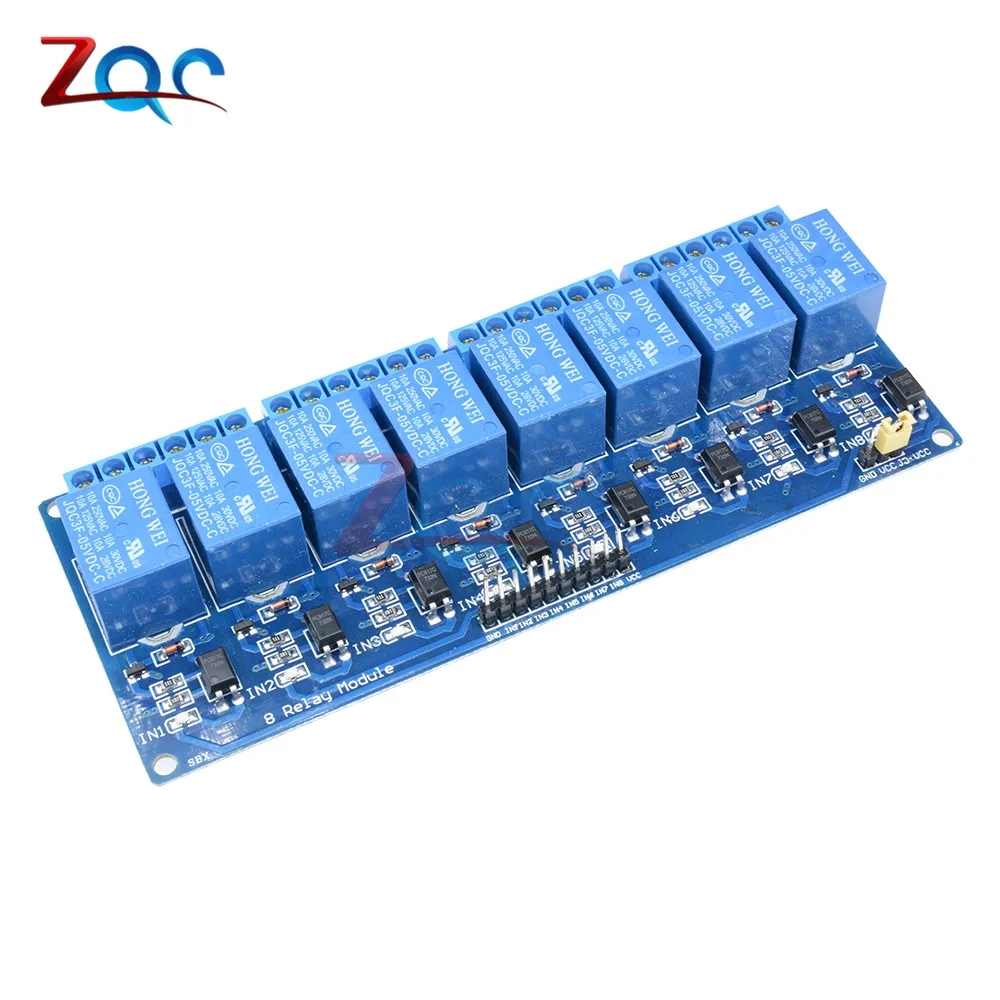 DC 5V 8-Channel Relay Module Board for Arduino Optocoupler 8 Channel Relay Smart Home Switch Max 10A AC 250V/DC 30V DC 5V 8-Channel Relay Module Board for Arduino Optocoupler 8 Channel Relay Smart Home Switch Max 10A AC 250V/DC 30V