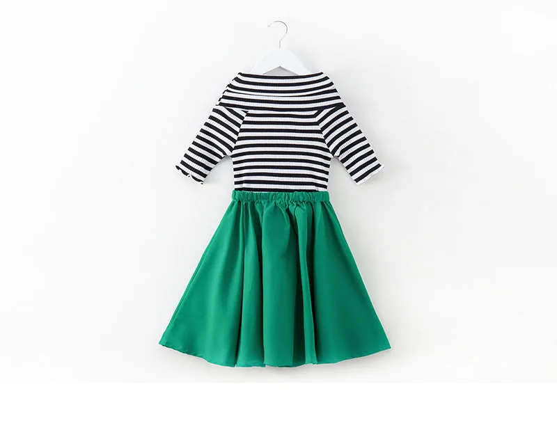 teenage girls dresses 2018 spring summer shoulderless stripe kids dresses for girls little yellow green holiday children dress clothing 5 6 7 8 9 10 11 12 13 14 15 years big little girls dresses for girls 12 years kids clothes girls summer ( (16)