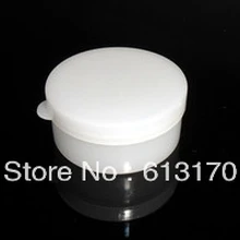 100 pcs 10g Пластик мази пустые баночки для крема, косметический упаковочный контейнер для путешествий многоразового масло Чехол