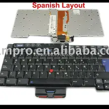 Ноутбук клавиатура для ТМ Thinkpad G40 черный SP(испанский) Макет Черный-DL88-LS