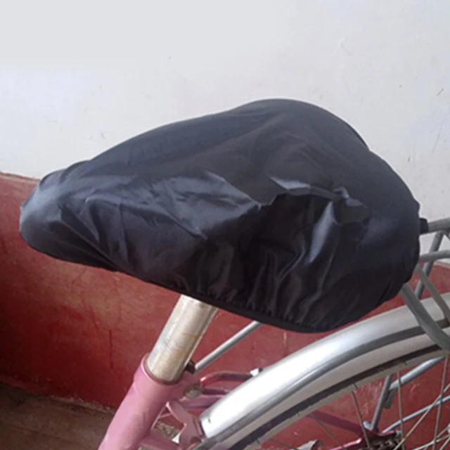 2Pcs Elastic Bike Seat Rain Cover Waterproof Dustproof Bicycle Seat Cover