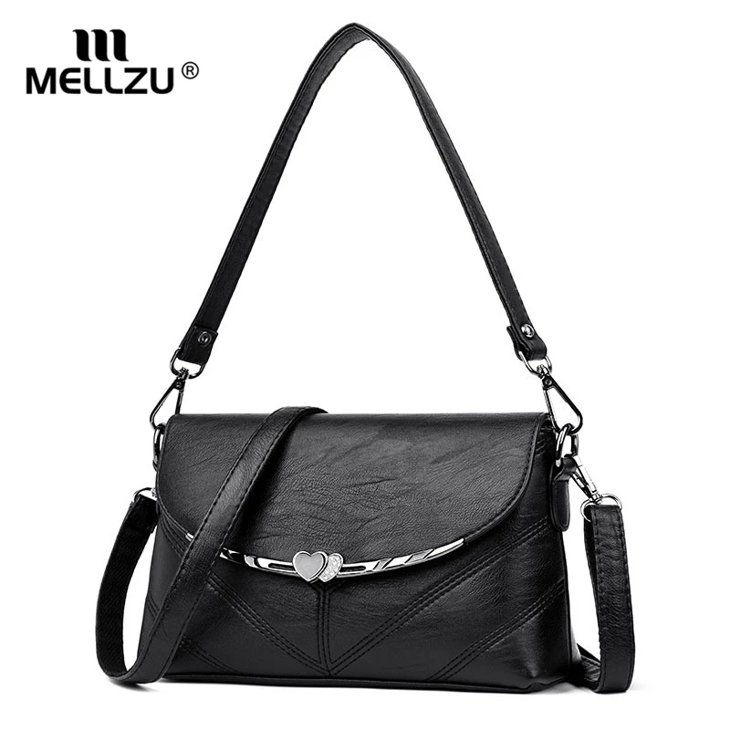 

Mellzu Fashion Handbag Mother Patchwork Crossbody Bags Simple And Versatile Shoulder Messenger Bag Ladies' Pu Leather Handbag