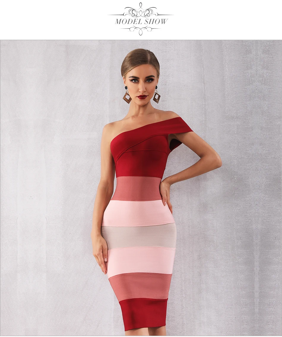 Adyce, новое летнее женское Бандажное платье, Vestidos, сексуальное, на одно плечо, без рукавов, миди, Клубное платье, знаменитостей, вечерние платья