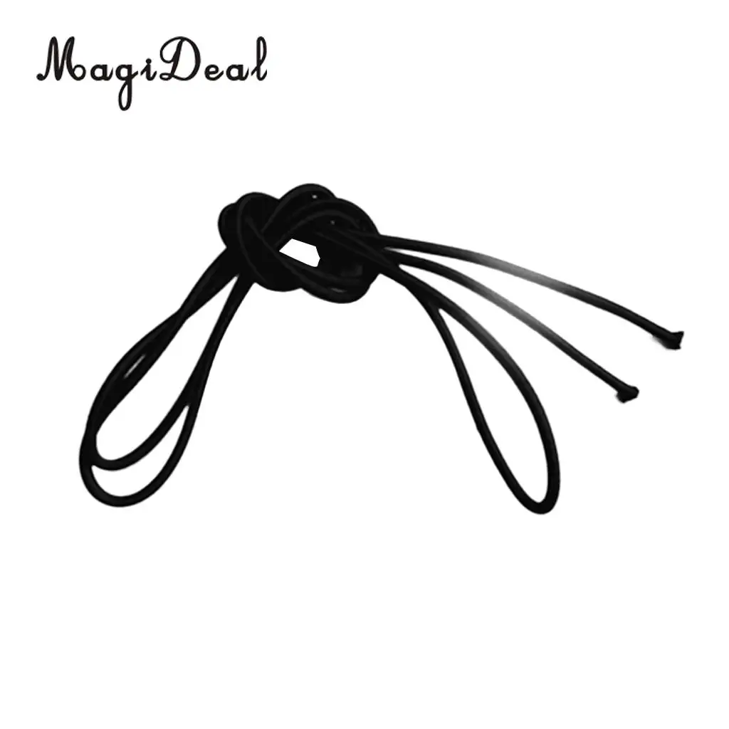 MagiDeal 8mm 1/3/5/10m Black Durable Strong Elastic Bungee Rope UV Sun Protection Shock Cord Tie Down Boats Trailers Roof Rack