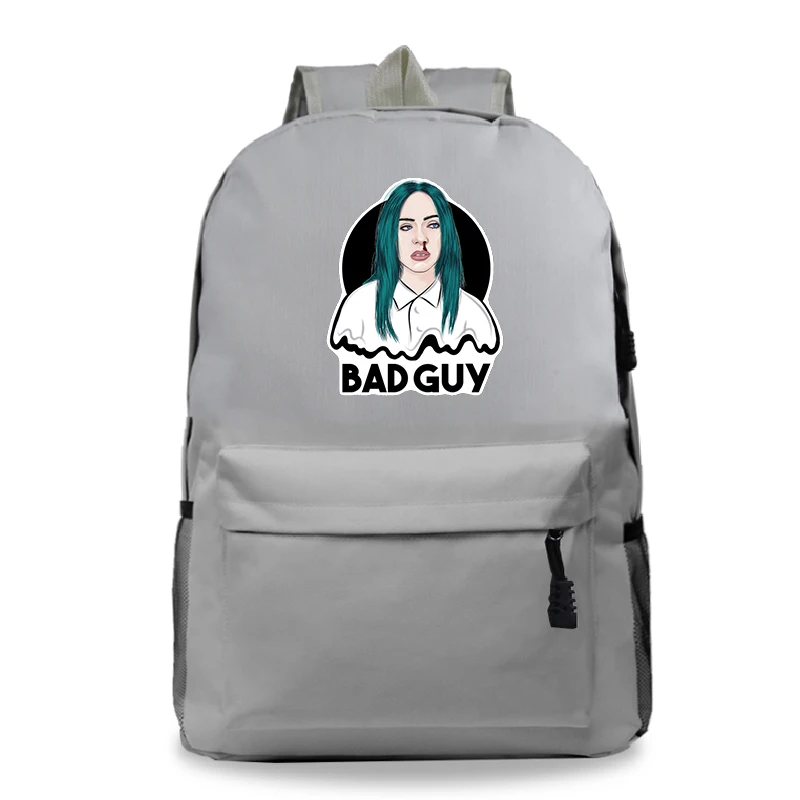 

Billie Eilish Bad Guy Backpack Student School Bag Teenager BoysGirls Casual Travel Backpack Galaxy Backpack