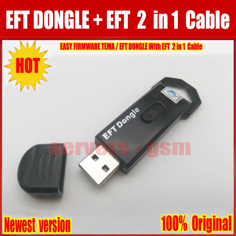 Новейшая оригинальная легкая прошивка TEMA/EFT DONGLE+ EFT кабель UART 2 в 1