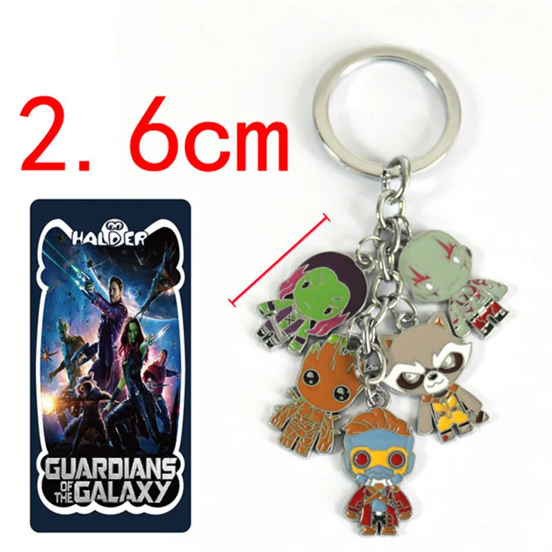 

Halder Guardians of the Galaxy Character Keychain Alien Action Figure Pendant Metal Keychain