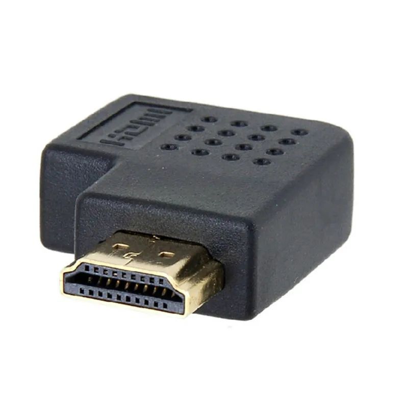 Кабель адаптер HDMI male female преобразователь удлинитель угол 90 градусов обзора 270 для