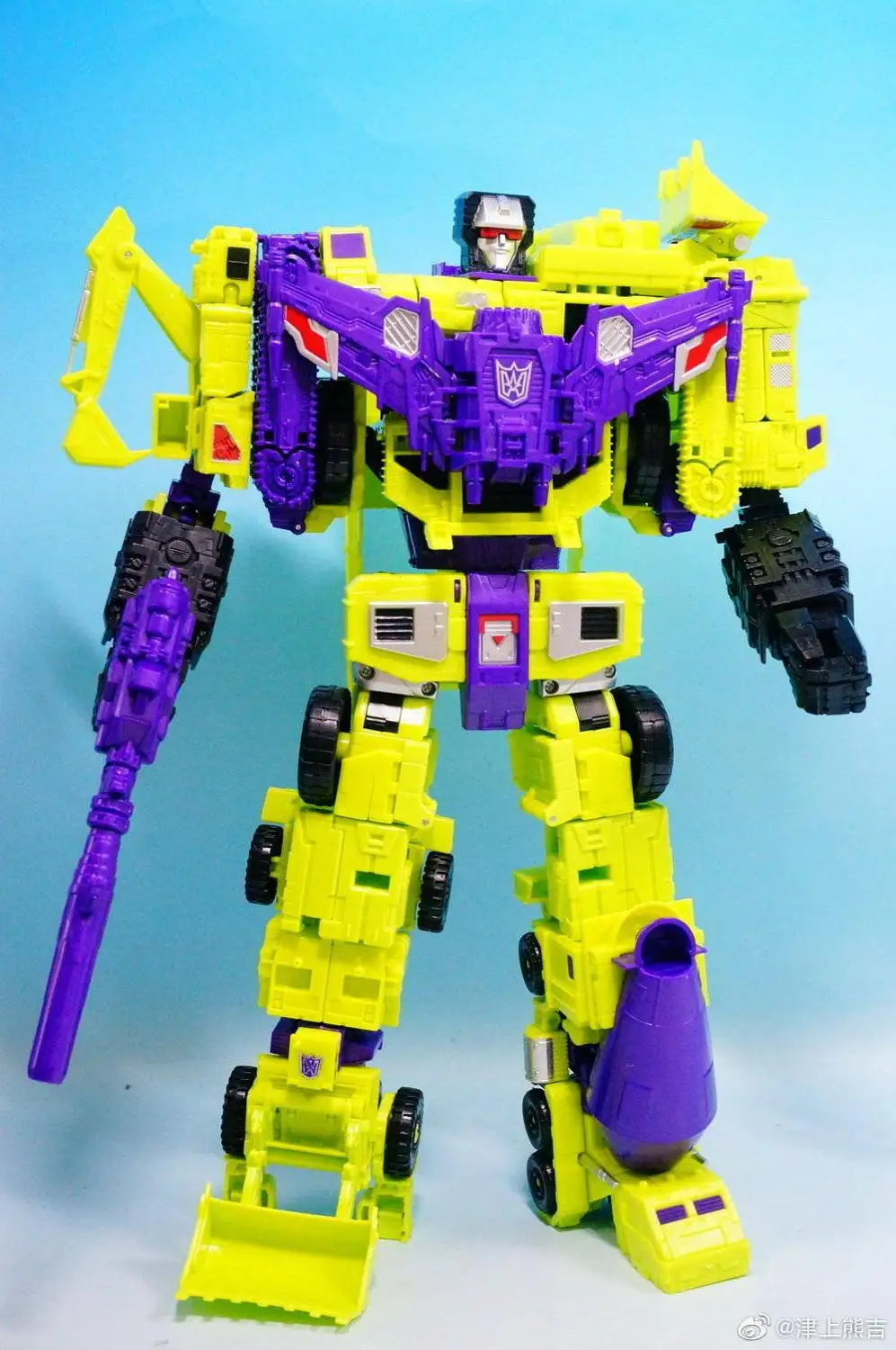 

HZX IDW Transformation G1 Engineer Combine Devastator Action Figure robot 6in1 ko
