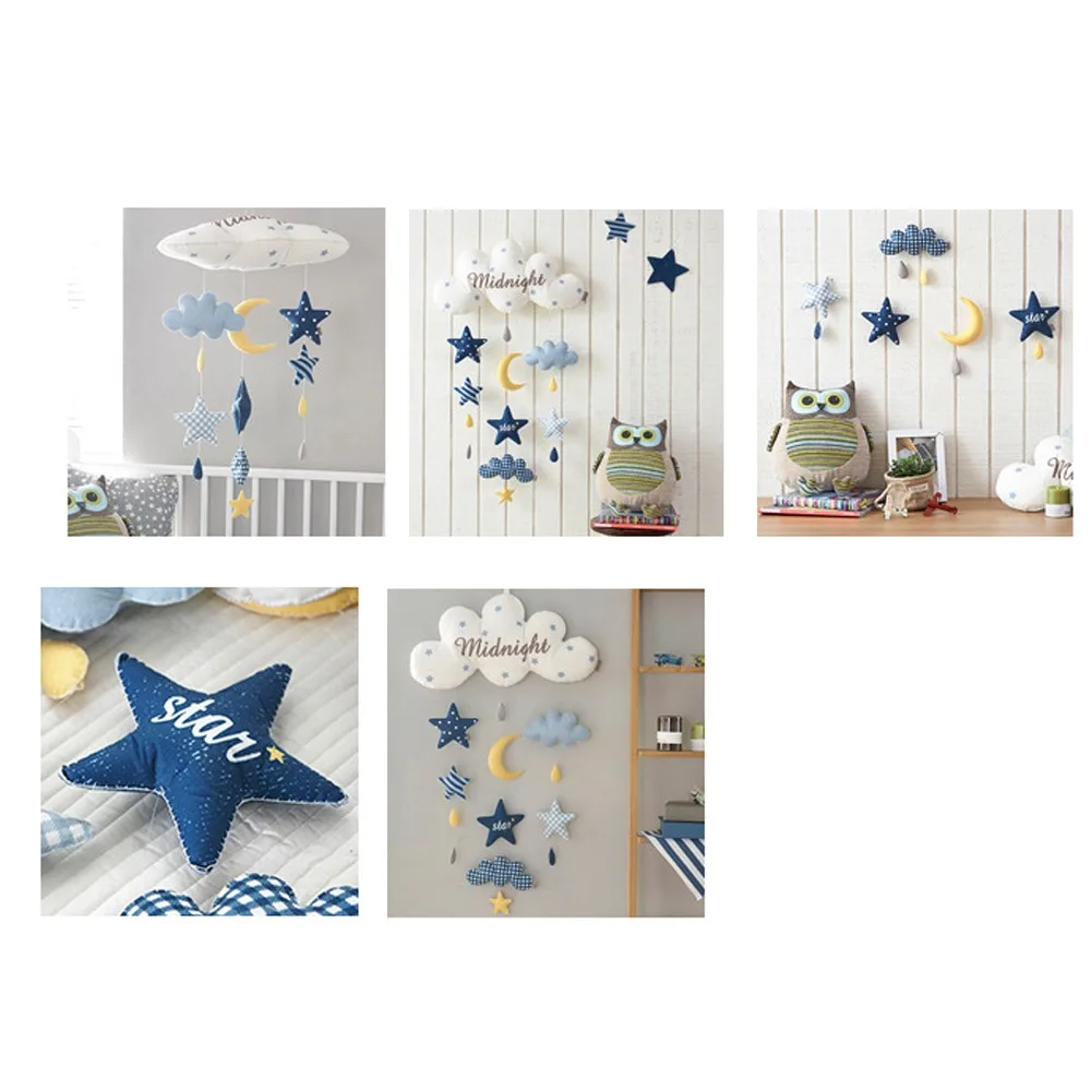 Clouds Balloon Star Rocket DIY Handmade Material Package Baby Rattle Crib Mom Handcrafted Newborns Holder Bed Musical Box Toys Clouds Balloon Star Rocket DIY Handmade Material Package Baby Rattle Crib Mom Handcrafted Newborns Holder Bed Musical Box Toys