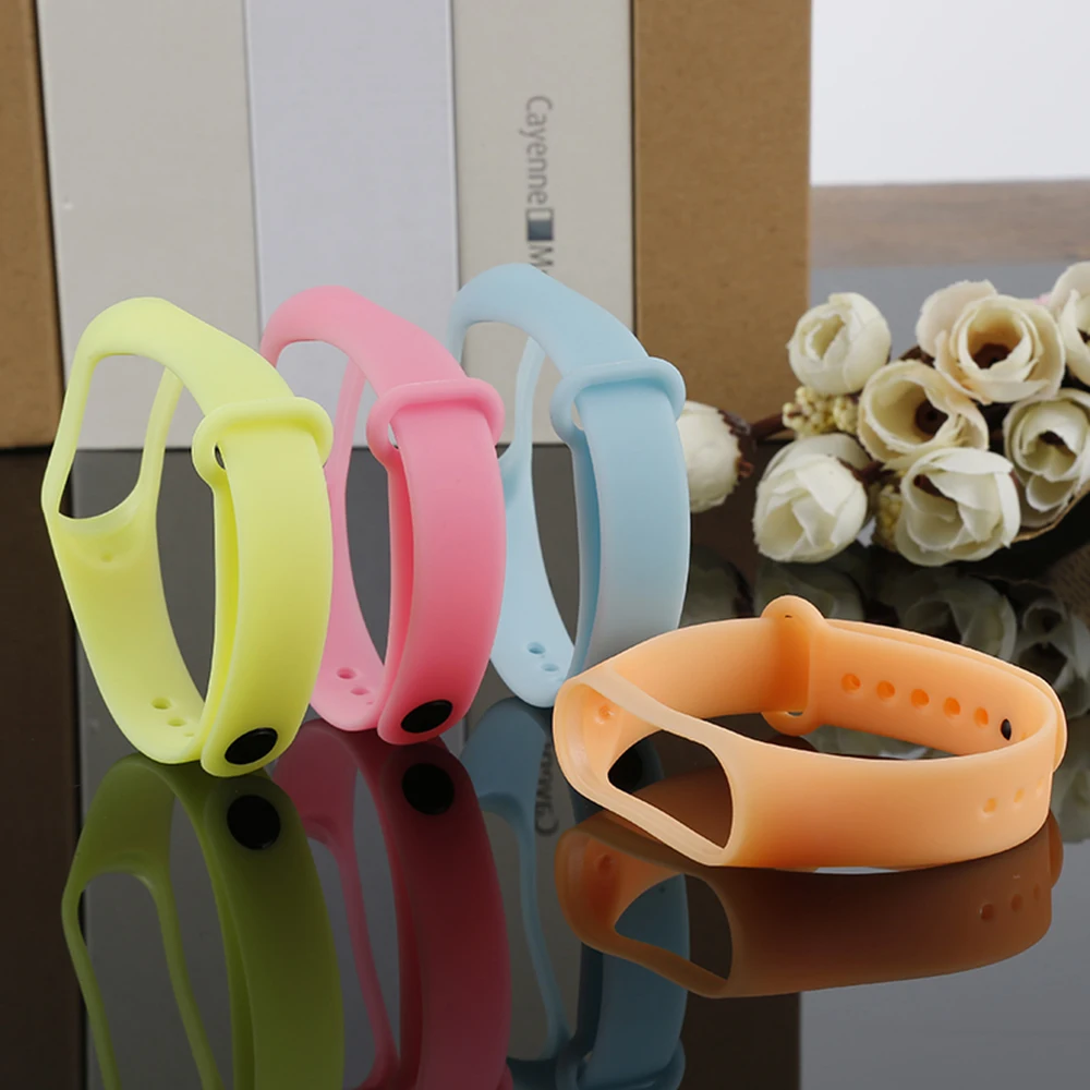 Сменный ремешок для Xiao mi Band 3 band серебристые Люминесцентные Браслеты lu Nous