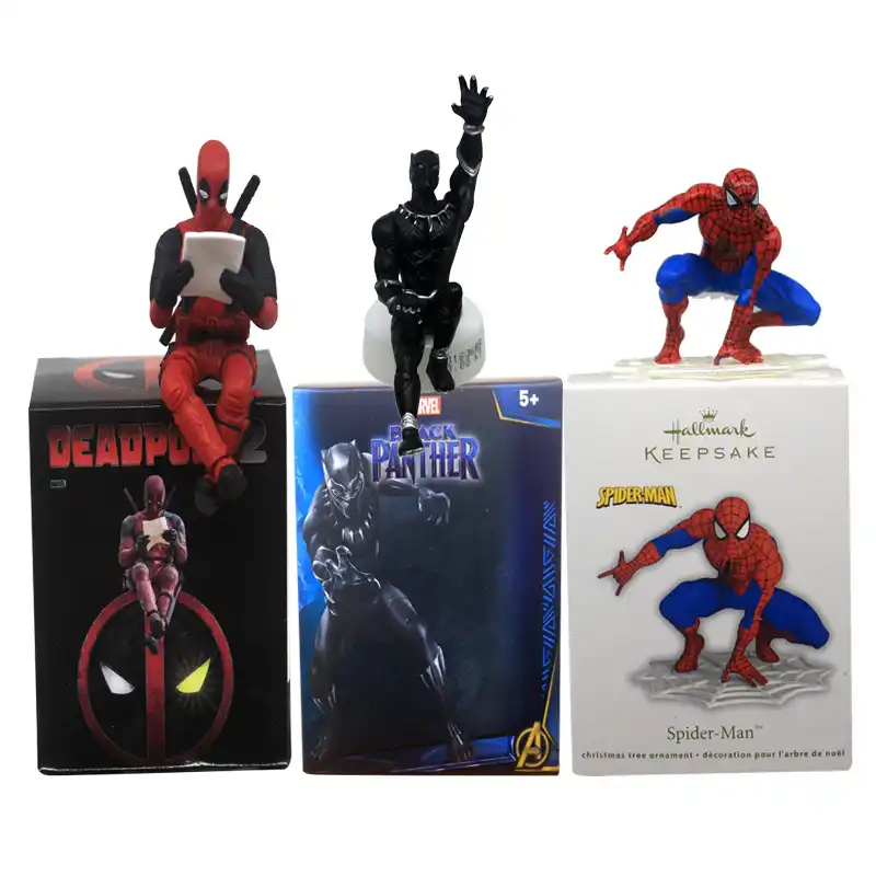 Marvel The Avengers Spider Man Black Panther Desk Decoration