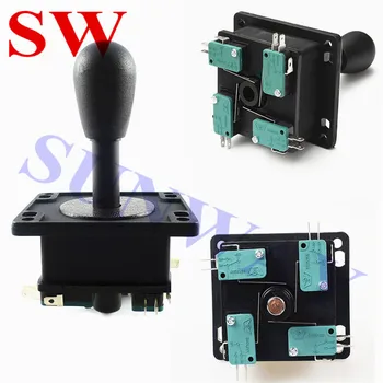 

2PCS High Quality BAOLIAN Joystick/Arcade Joystick 4 / 8 Way Spanish /American joystick wtih Black Balltop For ARCADE JAMMA GAME