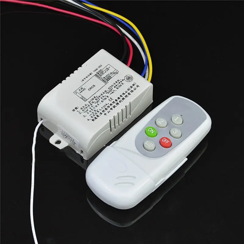 

New Wireless 3 Ways On/Off Digital Remote-Control Switch for LED Light 220-240V WWO66
