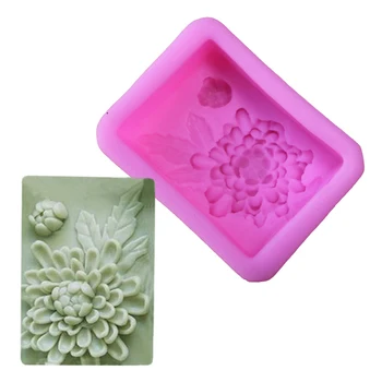 

Handmade Natural Soap Flower Silicone Molds To Make Chocolate Fudge Cake Decoration Soap Baking Kitchen Tools