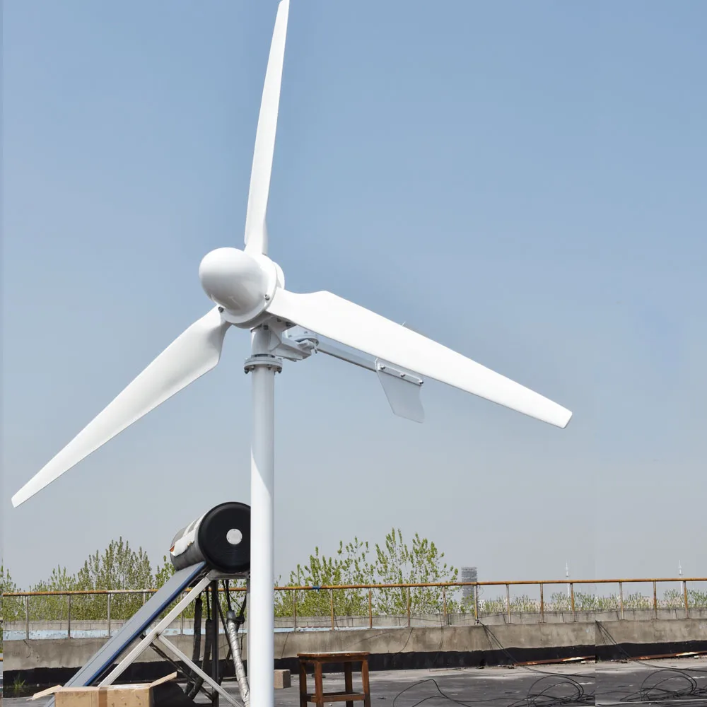 Новое поступление 5kw ветер турбины генератор свободной энергии 220 В комплект входят 3 лезвия гидро генератор