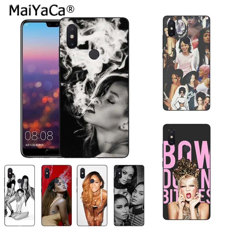 

MaiYaCa holy trinity rihanna and beyonce Phone Accessories Case for xiaomi mi 8se 6 note2 note3 redmi 5 plus note 4 5 cover