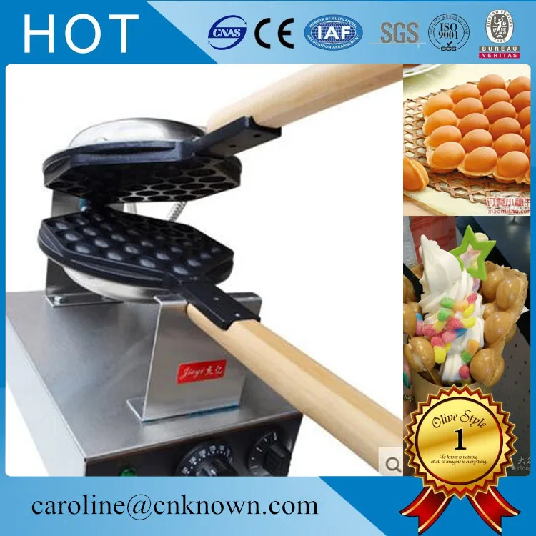 Egg puff machine HK style egg waffle maker;egg waffle iron;Bubble