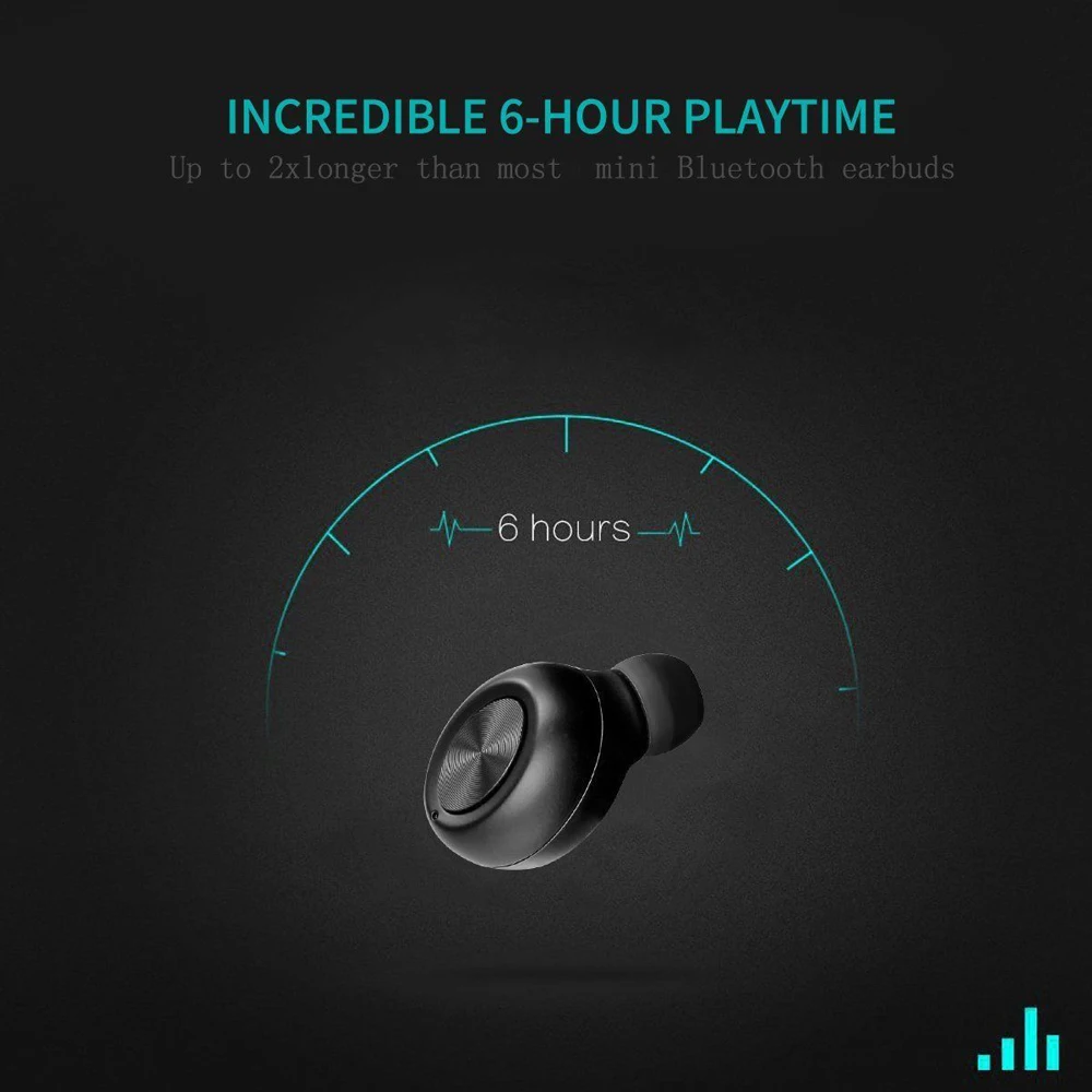 X17 Magnetic Charging Headphone Mini Hands Free Car Earphones Wireless Bluetooth V4.2 Headset In Ear Sport  Earpieces For iPhone (15)