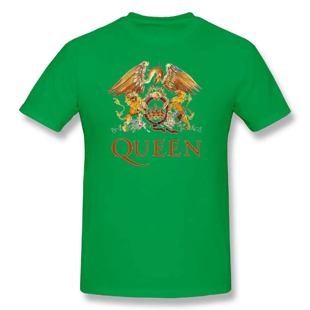 Королевская рок-группа, футболка с логотипом, забавная футболка, Мужская хлопковая футболка с коротким рукавом, повседневная Летняя мужская футболка, негабаритная футболка - Цвет: green