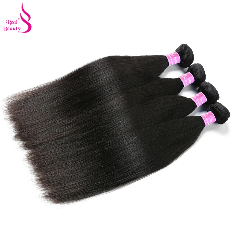 3 Bundles Straight Human Hair Bundles 8-30 Brazilian Hair Weave Bundles Natural Color Real Beauty Remy Hair (33)