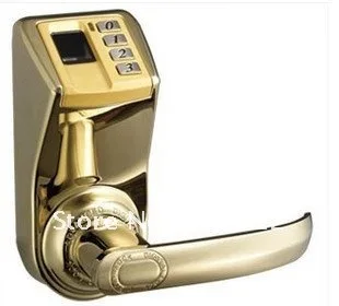 HOT! Golden Fingerprint door lock Adel DIY-3398 (fingerprint+password+key) | Обустройство дома