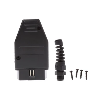 

Universal OBD2 16Pin Male Connector Plug Wiring Car Auto Diagnostic Tool
