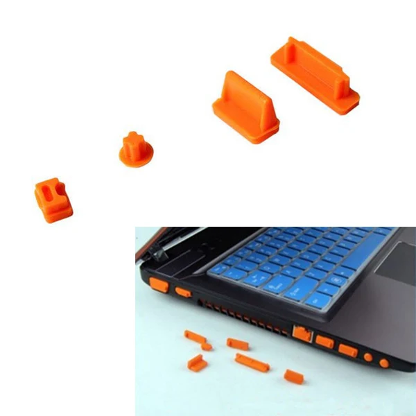 

13pcs/set NewColorful Silicone Anti Dust Plug Cover Stopper Laptop dust plug laptop dustproof usb dust plug Computer Accessories