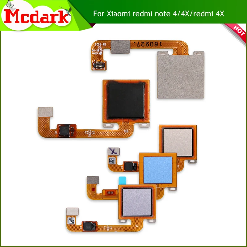 Сканер отпечатков пальцев Mcdark для Xiaomi redmi note 4 4X гибкий кабель кнопка возврата
